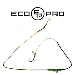 Снасть карповая ECOPRO (клипса+волосяная оснастка)