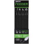 Крючок одинарный безбородый с поводком BKK Feeder Tournament, FTB-1 push-lock Rigs (A-BW-5114) #12