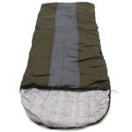 Спальный мешок с подголовником "СЛЕДОПЫТ- Traveller XL", 190+35х85 см, до 0С, 3х слойный, цв. хаки