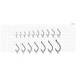 Крючок Mottomo Kantiki Maruseigo 093 Nickel black №3/0 25 шт