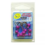 Джиг крашеный "Шар UltraLight" 1,2 гр, цв. 06-фиолетовый, кр-к VD-072 №4, 10 шт/упак