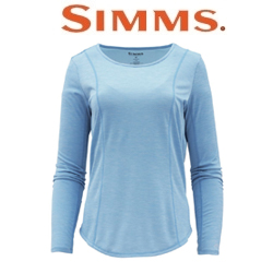 Simms Women's Lightweight Core Top Faded Denim