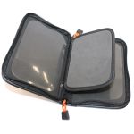 Кошелек средний Columbia DYH-150 цв. Черн\Оранж 20x15cm