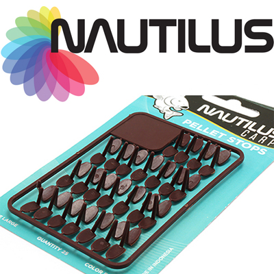 Nautilus Pellet Stops Large Brown