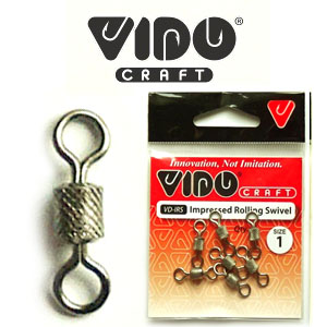 Vido Craft Impressed Rolling Swivel (BLN)