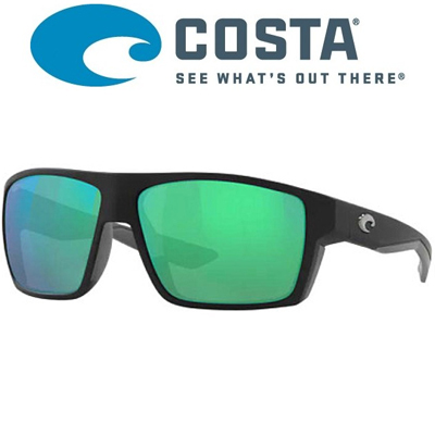 Costa Bloke W 580 GLS Matte Black Matte Gray/ Green Mirror