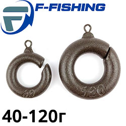 F-Fishing Грузило Кольцо с прорезью