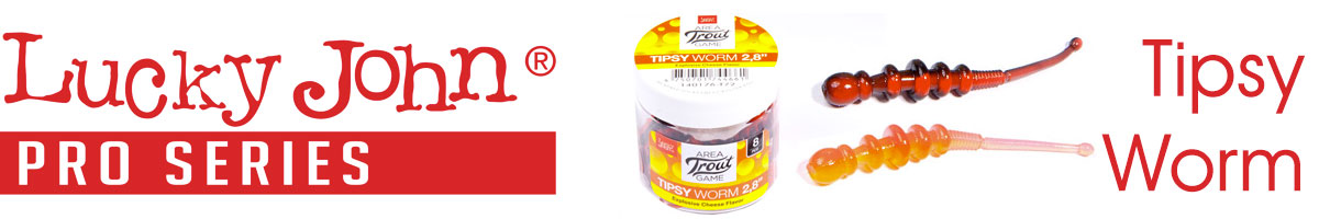 Lucky John Pro Series Tipsy Worm 2.3