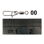 Застежки паяные с вертлюгом Sugihara Kashiwagi Rolling Swivel #00 7kg (8шт)