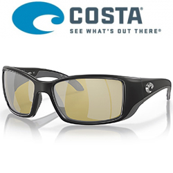 Costa Blackfin 580P (Matte Black/Silver MirrorSunrise, Large)