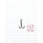 Крючок двойник KOI "Short Double Hook", размер 8 (INT), цвет BN (10 шт.)