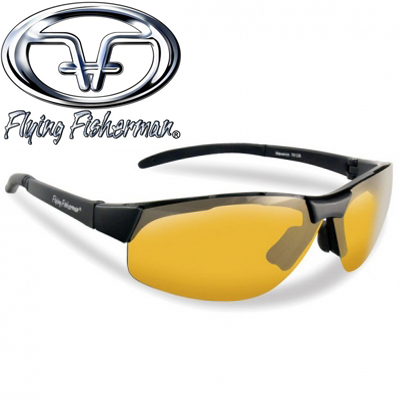 Flying Fisherman 7812BY Maverick Matte Black, Yellow-Amber