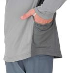 Термофутболка Simms SolarFlex Sport Hoody, Granite, S