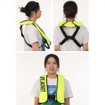 Жилет самонадувной Life Jacket салатовый