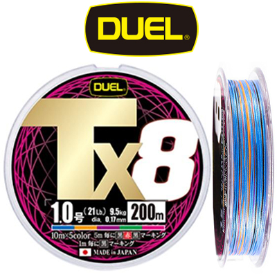 Duel PE Tx8 200м 5Color