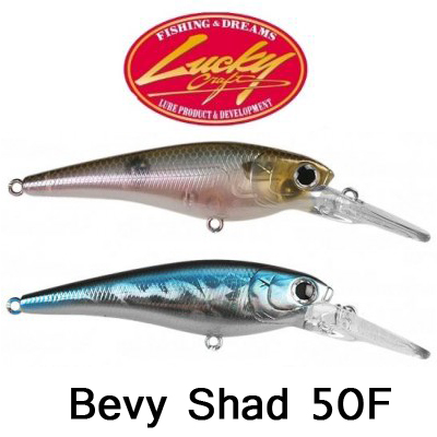 Lucky Craft Bevy Shad 50F