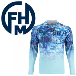 FHM Mark Hoodie V2 Принт голубой/мятный