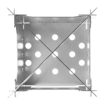 Печь-щепочница складная Helios (T-HS-PM-03) ПМ-03, 112х112х170мм, сталь 1мм