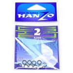 Кольцо заводное плоское усиленное Hanzo SR 9010 №2 BLN (уп.10 шт.)