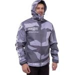 Ветровка мембранная Relax Серая Камо р-р 3XL