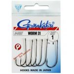 Крючок Gamakatsu Hook Worm 31 SPR (Black) №02