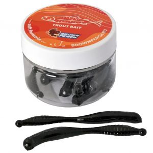 Силиконовая приманка Brown Perch Pinworm 80mm цвет FS603