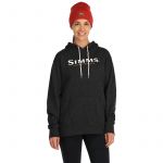 Толстовка Simms Women's Logo Hoody, Charcoal Heather, S