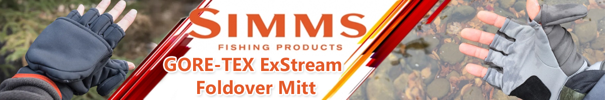 Simms Gore-Tex ExStream F/O Mitt, Black
