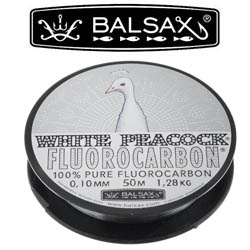 Balsax White Peacock Fluorocarbon 50м