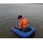 Рыболовный ПВХ плотик Ондатра А 130 синий