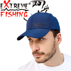 Extreme Fishing Obsession Logo Cap, Shadow Navy