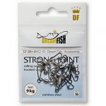 Вертлюжки с застежкой DreamFish Strong Joint RH 30 kg 6 шт/уп