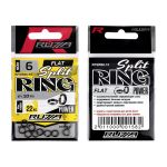 Кольцо заводное Ruzza Flat Split Ring Black №6 10шт