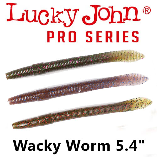 Lucky John Pro Series Wacky Worm 5.4"