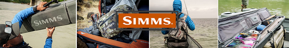 Simms Bounty Hunter Double Rod Reel 2-piece Case, Coal