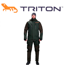 Triton "Pro Angler" -15 (Таслан, Хаки-Коричневый)