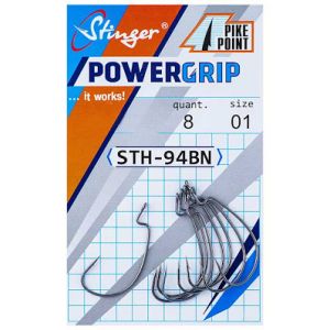 Крючки офсетные Stinger PowerGrip STH-94BN #01 (8шт)
