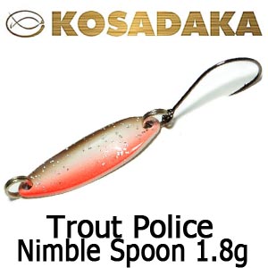 Kosadaka Trout Police Nimble Spoon 1.8g.