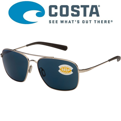 Costa Canaveral 580 P Shiny Palladium/ Gray