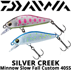 Daiwa Silver Creek Minnow Slow Fall Custom 40SS