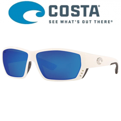 Costa Tuna Alley 580G White/Blue Mirror