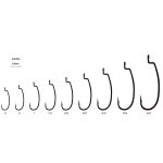 Офсетные крючки Ryugi Limit Hook #2 (8 шт.)