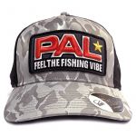 Бейсболка PAL Feel The Fishing Vibe, светло-серый
