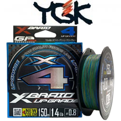 YGK X-Braid Upgrade X4 3Color 150m