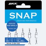 Вертлюг с застежкой BKK Duolock Snap Swivel-51 (D-SN-1031) #0 (5шт)