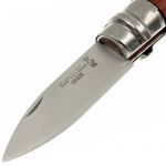 Нож складной Opinel №9 VRI Tradition Inox для устриц и крабов (нержавеющая сталь, рукоять бубинга)