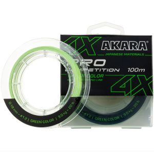 Шнур Akara Competition PRO Green 100m # 0,12