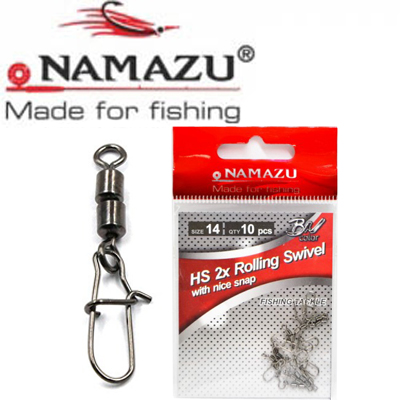 Namazu HS 2X Rolling Swivels With Nice Snap