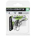 Крючки двойные Yoshi Onyx Double Hook №4 ( в упак. 10шт.) (BN)