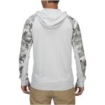 Термофутболка Simms SolarFlex Hoody - Print, Woodland Camo Sandbar, XL